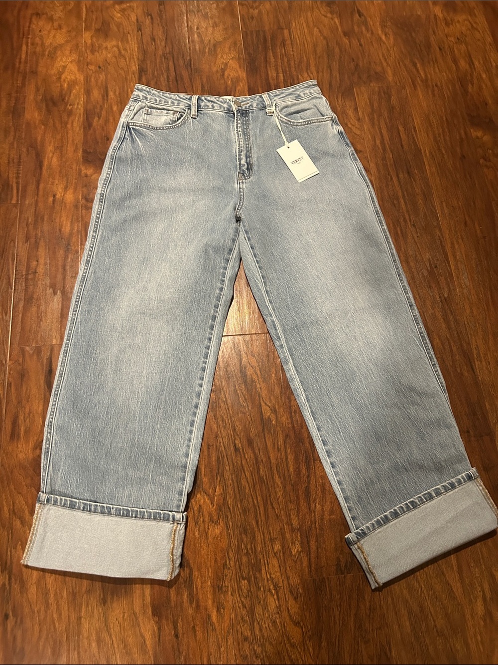 Light Wash Wide Leg Women’s Jeans super high rise sz 31